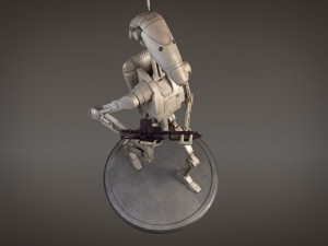 Star Wars Battle Droid Rigged for 3dsmax 3D-Modell