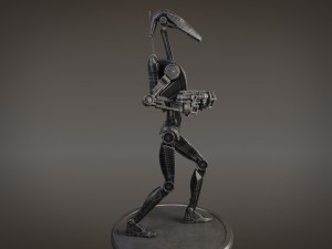Star Wars Battle Droid Rigged for 3dsmax 3D-Modell
