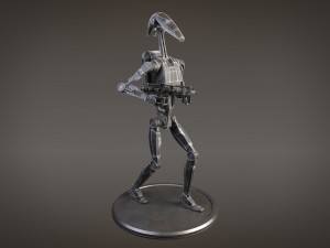 Star Wars Battle Droid Rigged for 3dsmax 3D-Modell