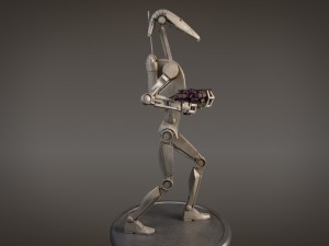 Star Wars Battle Droid Rigged for 3dsmax 3D-Modell