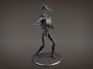 Star Wars Battle Droid Rigged for 3dsmax 3D-Modell