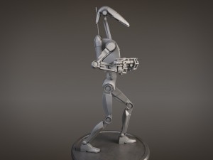 Star Wars Battle Droid Rigged for 3dsmax 3D-Modell