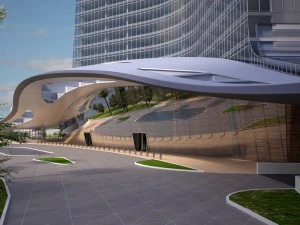 Kingdom Tower Yeddah Burj Al-Mamlakah 3D Model