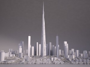 Kingdom Tower Yeddah Burj Al-Mamlakah Modelo 3D