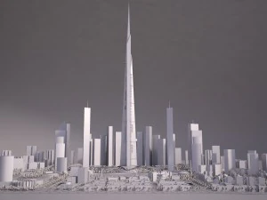 Kingdom Tower Yeddah Burj Al-Mamlakah 3D Model