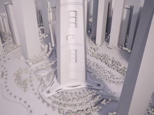 Kingdom Tower Yeddah Burj Al-Mamlakah Modelo 3D