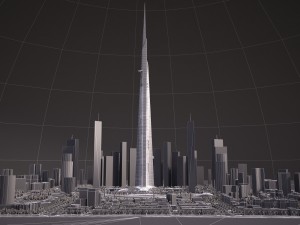 Kingdom Tower Yeddah Burj Al-Mamlakah Modelo 3D
