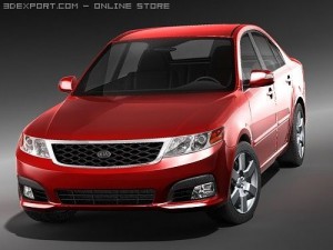 Kia Optima 2009 3D 模型