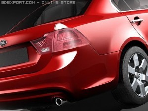 Kia Optima 2009 3D 模型
