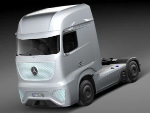 Mercedes-Benz Futuro Caminhão FT 2025 Modelo 3D