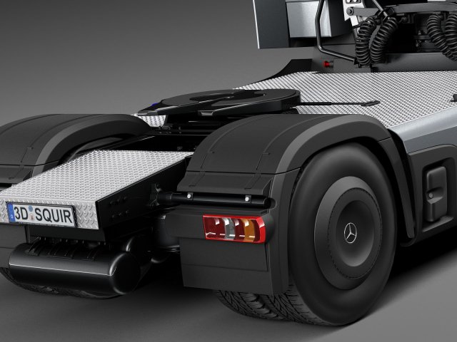 mercedes-benz future truck ft 2025 3D Model in Truck 3DExport