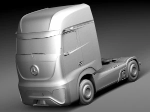 Mercedes-Benz Future Truck FT 2025 3D Model