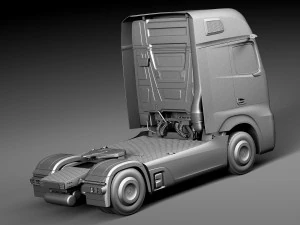 Mercedes-Benz Future Truck FT 2025 3D Model