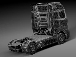 Mercedes-Benz Future Truck FT 2025 3D Model