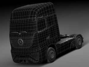 Mercedes-Benz Future Truck FT 2025 Modèle 3D
