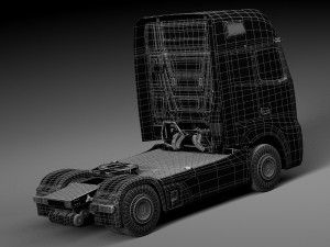 Mercedes-Benz Future Truck FT 2025 Modèle 3D