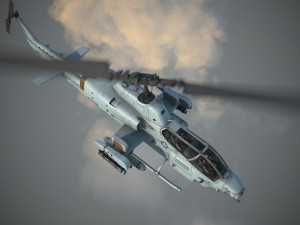 Bell AH-1W Super Cobra Modelo 3D