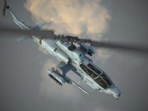 Bell AH-1W Super Cobra 3D Model