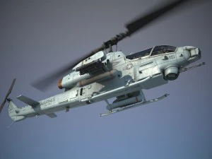 Bell AH-1W Super Cobra 3D Model