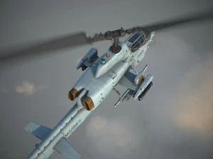 Bell AH-1W Super Cobra 3D Model