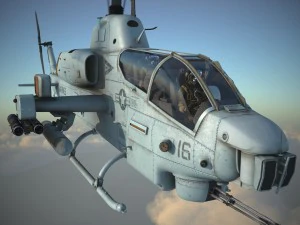 Bell AH-1W Super Cobra 3D Model