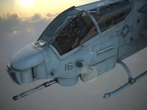 Bell AH-1W Super Cobra 3D Model