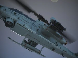 Bell AH-1W Super Cobra 3D Model