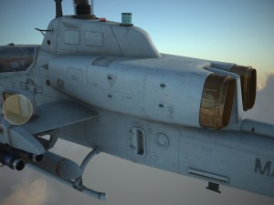 Bell AH-1W Super Cobra Modelo 3D