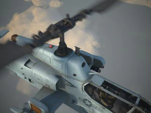 Bell AH-1W Super Cobra 3D Model
