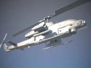 Bell AH-1W Super Cobra 3D Model