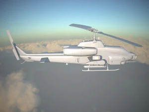 Bell AH-1W Super Cobra 3D Model