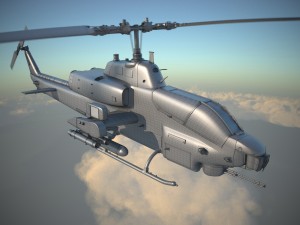 Bell AH-1W Super Cobra Modelo 3D
