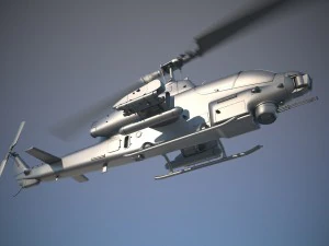 Bell AH-1W Super Cobra 3D Model