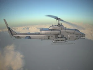 Bell AH-1W Super Cobra 3D Model