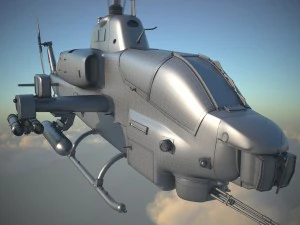 Bell AH-1W Super Cobra 3D Model