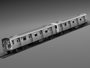 R160 Train New York City subway 3D मॉडल