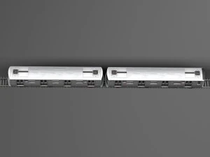 R160 Train New York City subway 3D Model