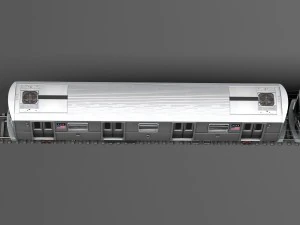R160 Train New York City subway 3D Model