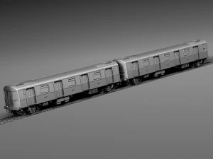 R160 Train New York City subway 3D Model