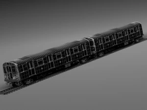 R160 Train New York City subway 3D Model