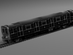 R160 Train New York City subway Model 3D