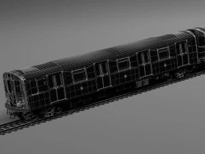 R160 Train New York City subway 3D Model