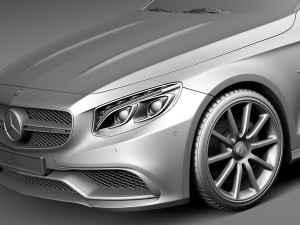 Mercedes-Benz S63 AMG Cabriolet 2017 Model 3D