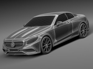 Mercedes-Benz S63 AMG Cabriolet 2017 Model 3D