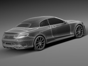 Mercedes-Benz S63 AMG Cabriolet 2017 Model 3D