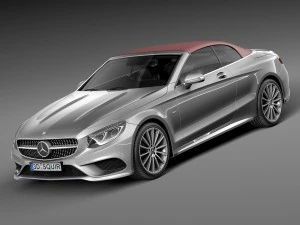 Mercedes-Benz S-class Cabriolet 2017 3D Model