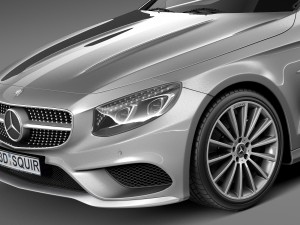 Mercedes-Benz S-class Cabriolet 2017 3D Модель