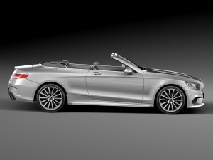 Mercedes-Benz S-class Cabriolet 2017 3D Модель