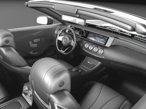 Mercedes-Benz S-class Cabriolet 2017 3D Model