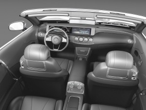 Mercedes-Benz S-class Cabriolet 2017 3D Модель